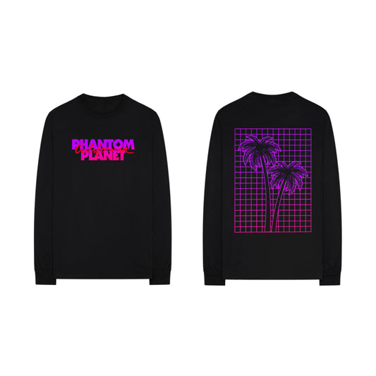 Phantom Planet Cal Palm Black Long-Sleeve Tee